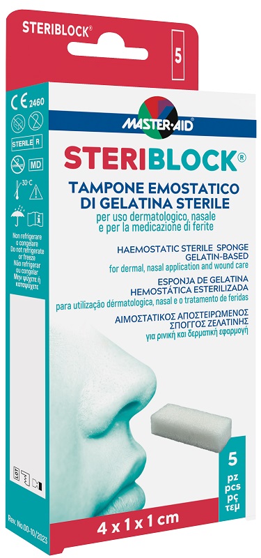 MASTER-AID STERIBLOCK TAMPONE EMOSTATICO - Farmapre