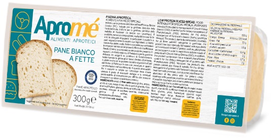 APROME' PANE BIANCO FETTE 300 G - Farmapre