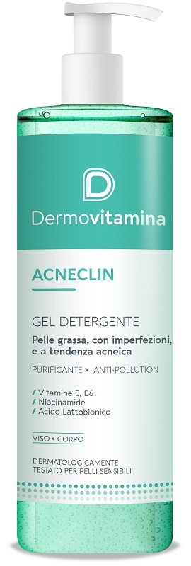 DERMOVITAMINA ACNECLIN GEL DETERGENTE 400 ML - Farmapre