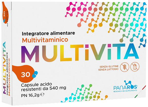 MULTIVITA PARANOS 30 CAPSULE ACIDO RESISTENTI DA 540 MG - Farmapre