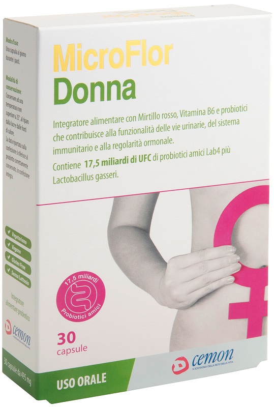MICROFLOR DONNA 30 CAPSULE - Farmapre