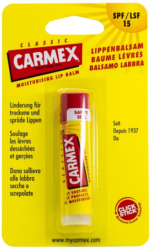 CARMEX BALSAMO LABBRA CLASSICO SPF15 4,25 G - Farmapre
