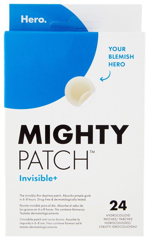 CEROTTO IDROCOLLOIDALE ANTIACNE HERO MIGHTY PATCH INVISIBLE 24 PEZZI - Farmapre