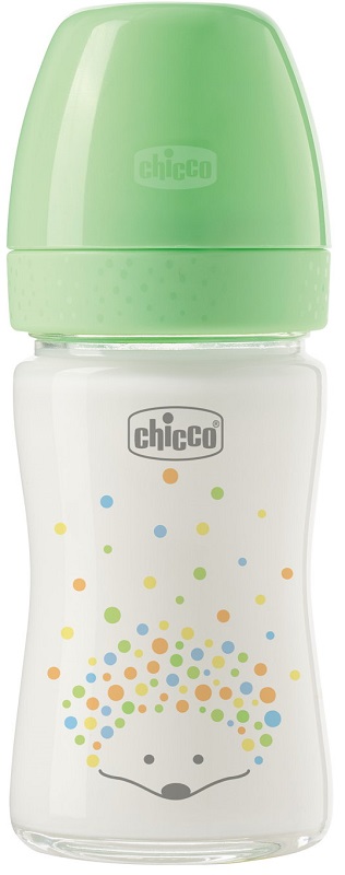 CHICCO BIBERON PERFECT GLASS UNISEX SILICONE DA 150 ML - Farmapre