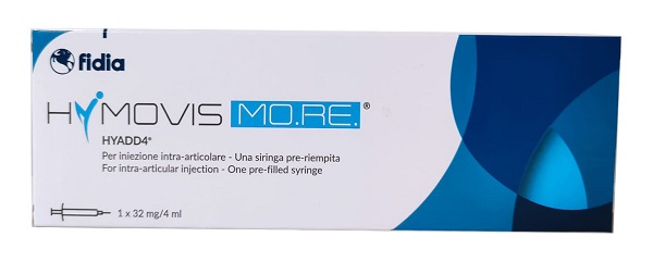 SIRINGA INTRA-ARTICOLARE PRERIEMPITA HYMOVIS MO RE HYADD4 ESADECILLAMIDE ACIDO IALURONICO 32MG/4ML 4 ML - Farmapre