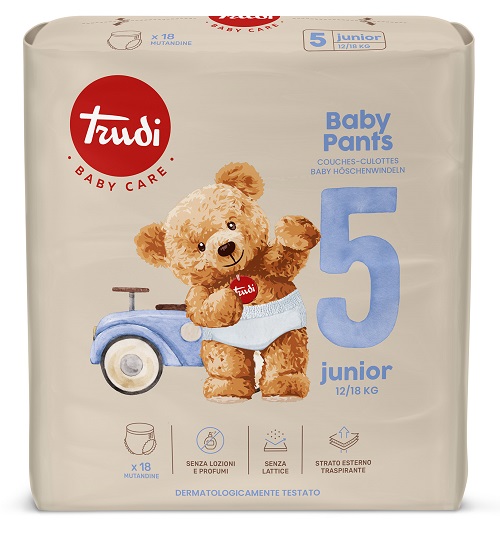 TRUDI BABY PANTS JUNIOR 12/18 KG 18 PEZZI - Farmapre