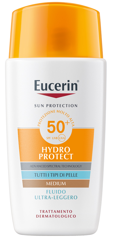 EUCERIN SUN FLUIDO ULTRA LEGGERO TINTED SPF50+ 50 ML - Farmapre