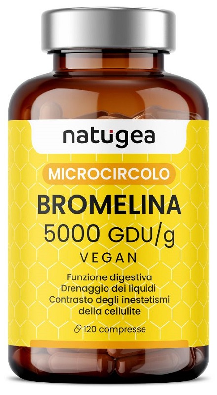 NATUGEA BROMELINA 5000 5000 GDU/G 120 COMPRESSE - Farmapre