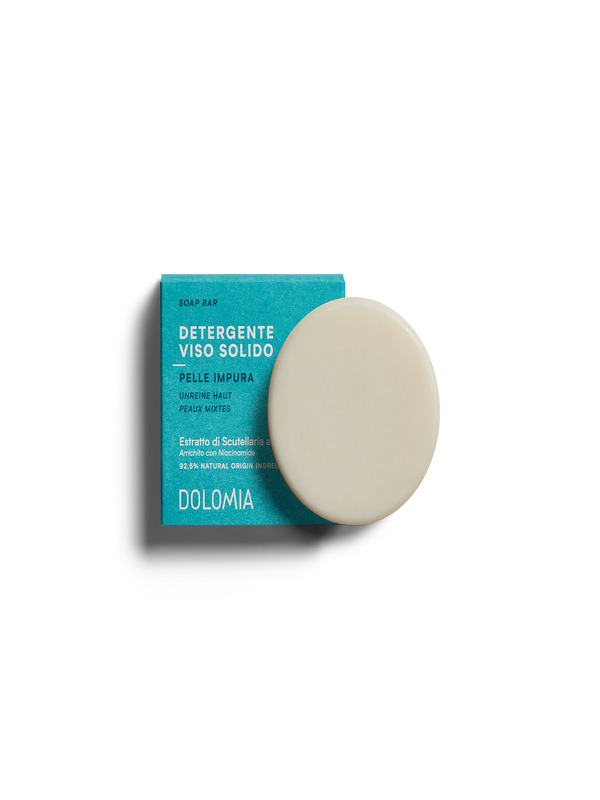 DOLOMIA SKINCARE PHYTO DEFENCE + NATALE 24 DETERGENTE VISO SOLIDO PELLE IMPURA VERDE - Farmapre