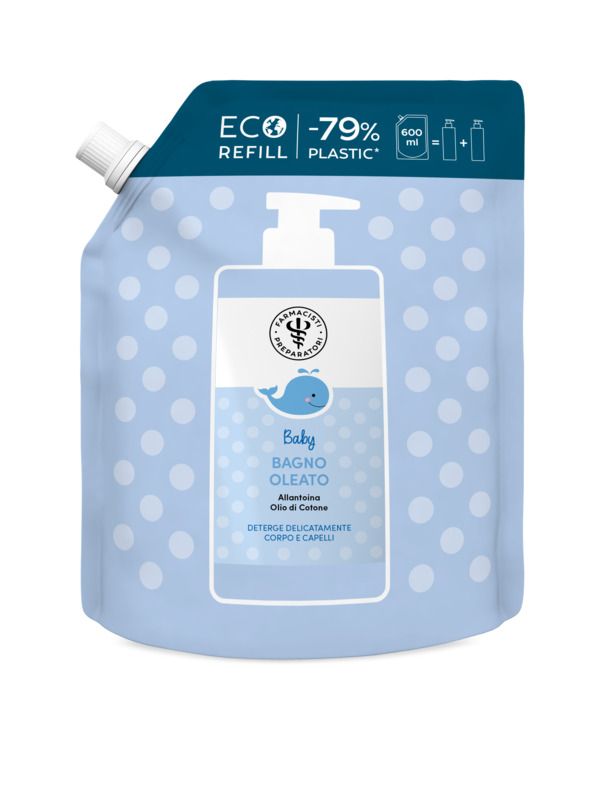 LFP BABY BAGNO OLEATO ECO REFILL 600 ML - Farmapre