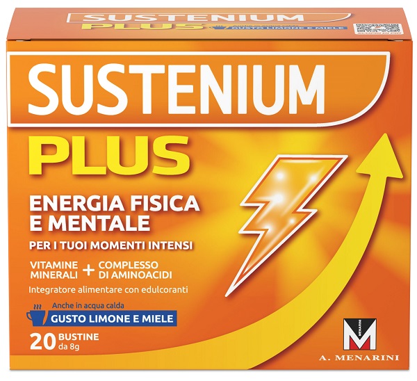 SUSTENIUM PLUS LIMONE E MIELE 20 BUSTINE DA 8 G - Farmapre