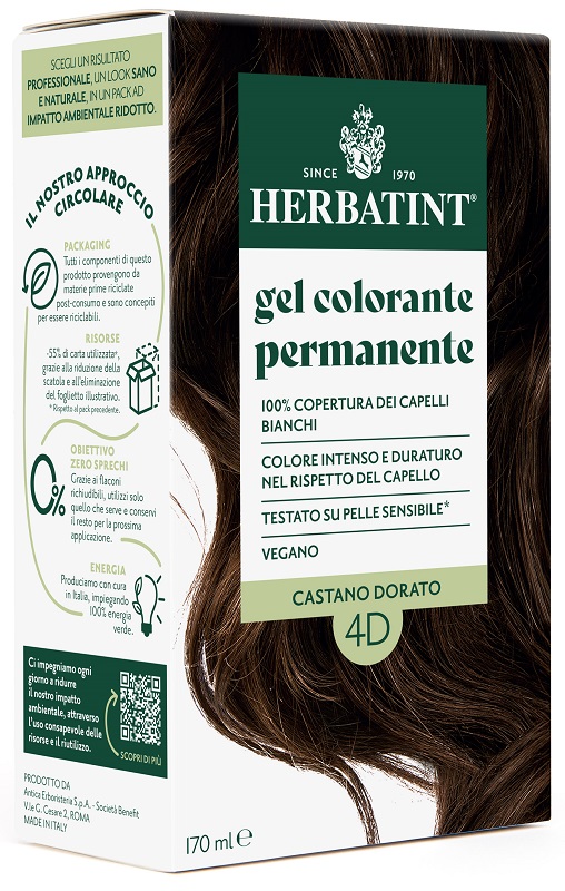 HERBATINT 4D CASTANO DORATO 170 ML - Farmapre