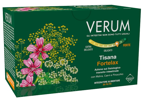 VERUM FORTELAX TISANA 20 FILTRI NEW - Farmapre