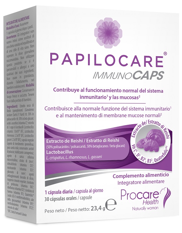 PAPILOCARE IMMUNOCAPS 30 CAPSULE - Farmapre