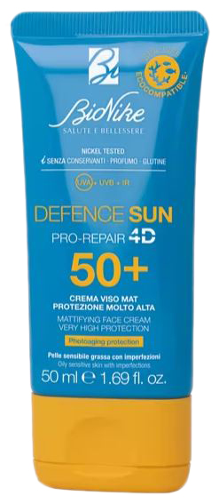 DEFENCE SUN 50+ CREMA VISO MAT 50 ML - Farmapre