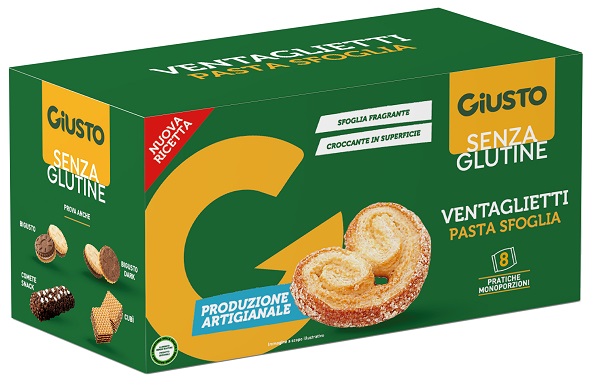 GIUSTO SENZA GLUTINE VENTAGLIETTI 80 G - Farmapre
