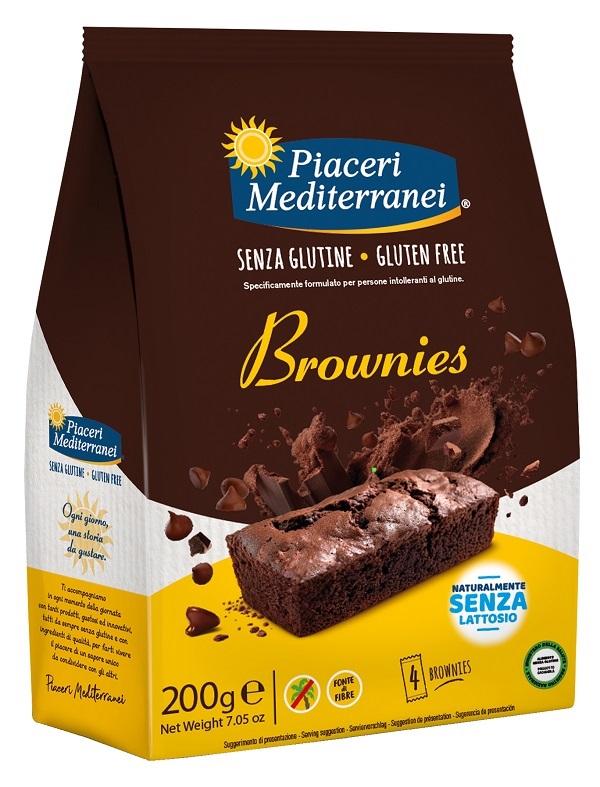 PIACERI MEDITERRANEI BROWNIES 200 G - Farmapre