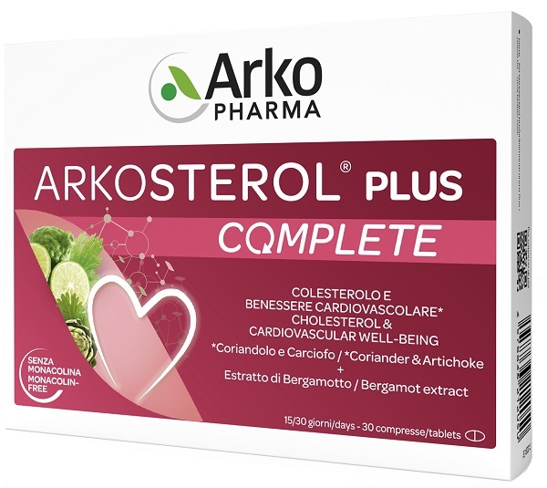 ARKOSTEROL PLUS COMPLETE 30 COMPRESSE - Farmapre
