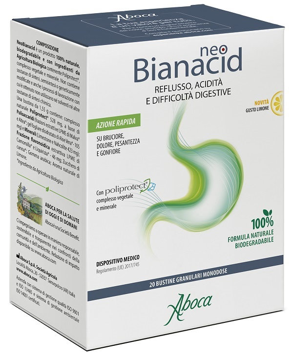 NEOBIANACID 20 BUSTINE LIMONE - Farmapre