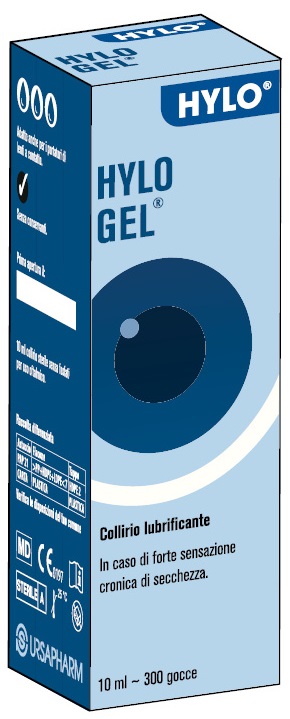 COLLIRIO LUBRIFICANTE HYLO GEL IALURONATO DI SODIO 2 MG/ML 10 ML - Farmapre