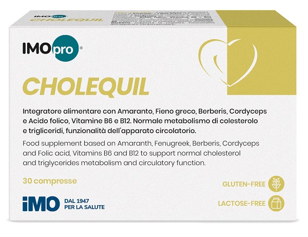 IMOPRO CHOLEQUIL 30 COMPRESSE NUOVA FORMULAZIONE - Farmapre