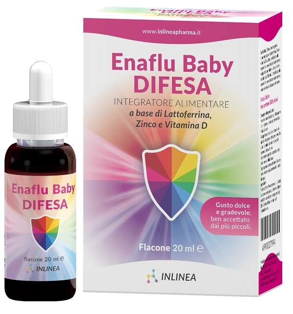 ENAFLU BABY DIFESA GOCCE 20 ML GUSTO DOLCE SENZA GLUTINE - Farmapre