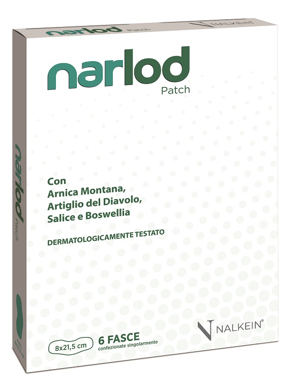 NARLOD PATCH 8X21,5 CM 6 PEZZI - Farmapre
