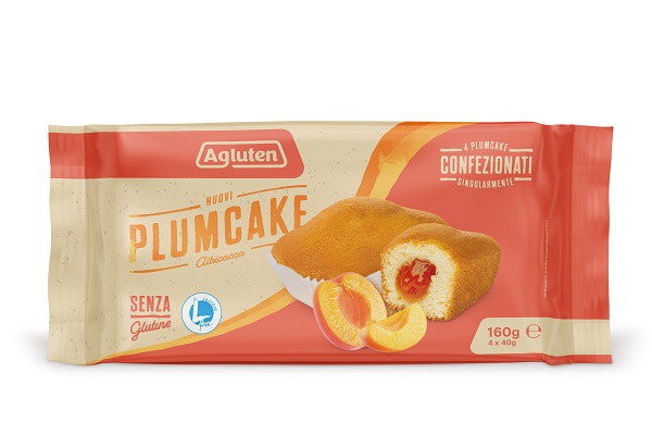 AGLUTEN NUOVI PLUMCAKE ALBICOCCA 4 PEZZI DA 40 G - Farmapre