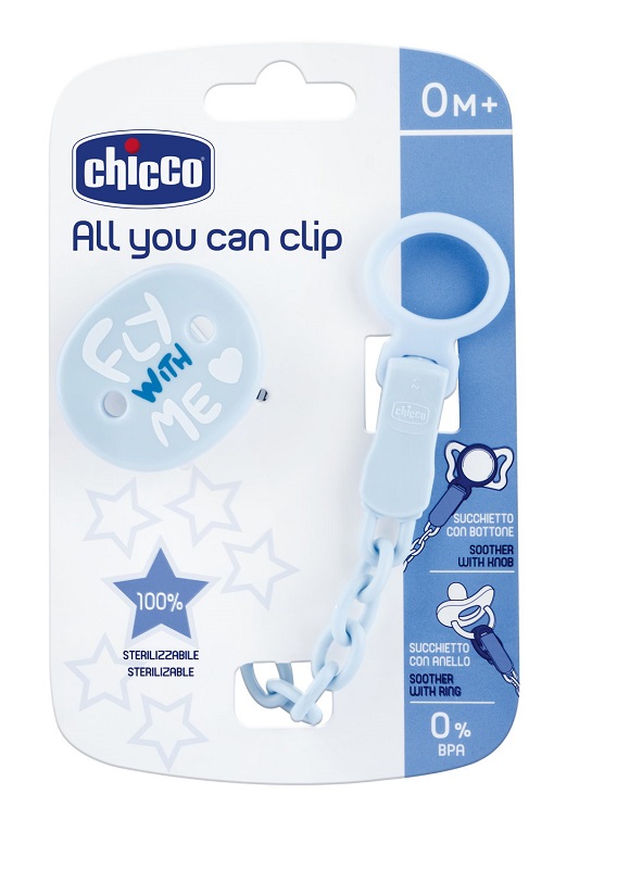 CHICCO CLIP UNIVERSALE BLU - Farmapre