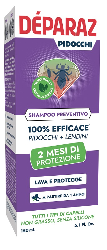 DEPARAZ SHAMPOO PREVENTIVO ANTI PIDOCCHIO 150 ML - Farmapre