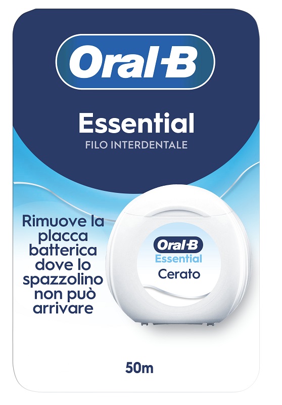 ORALB ESSENTIAL FILO CERATO INTERDENTALE 50 METRI - Farmapre