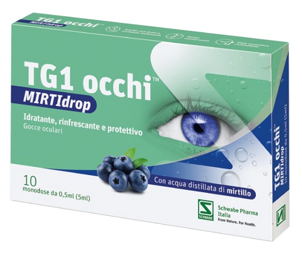 TG1 OCCHI MIRTIDROP GOCCE OCULARI 10 FIALE DA 0,5 ML - Farmapre