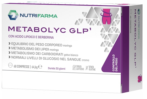 METABOLYC GLP 1 60 COMPRESSE SENZA GLUTINE E LATTOSIO - Farmapre