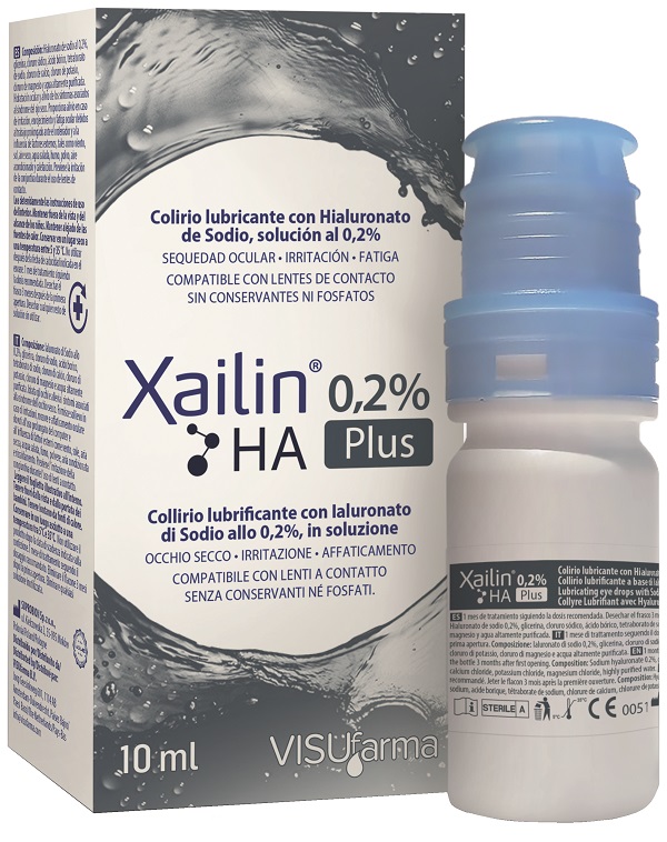 XAILIN PLUS 0,2% HA COLLIRIO 10 ML - Farmapre