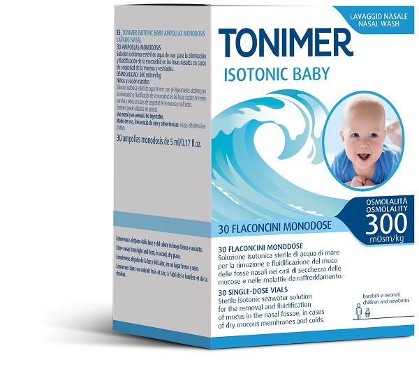 ISOTONIC BABY TONIMER 30 FLACONCINI MONODOSE 5 ML - Farmapre
