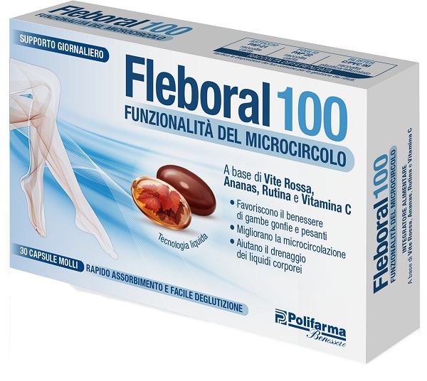 FLEBORAL 100 30 CAPSULE MOLLI - Farmapre